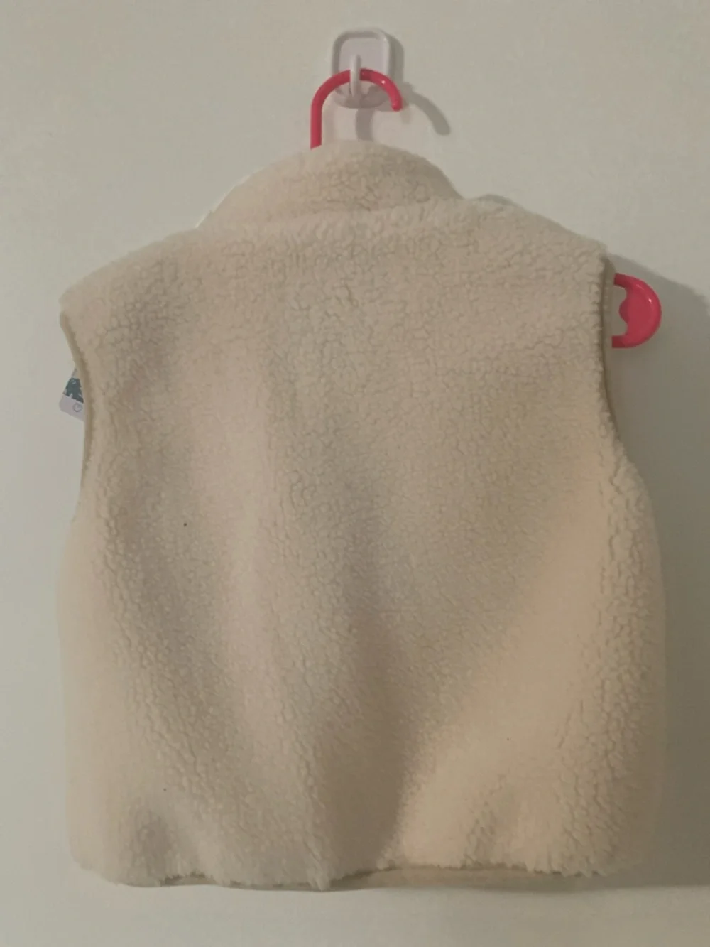Disney Ivory Sherpa Kids Vest with Simba Patch